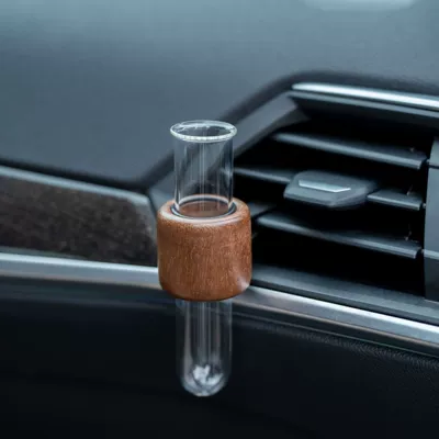 Solid Wood Car Decorations Couple — Car ornaments