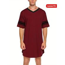 O8394 速卖通款 Nightshirts 跨境代发新款男士家