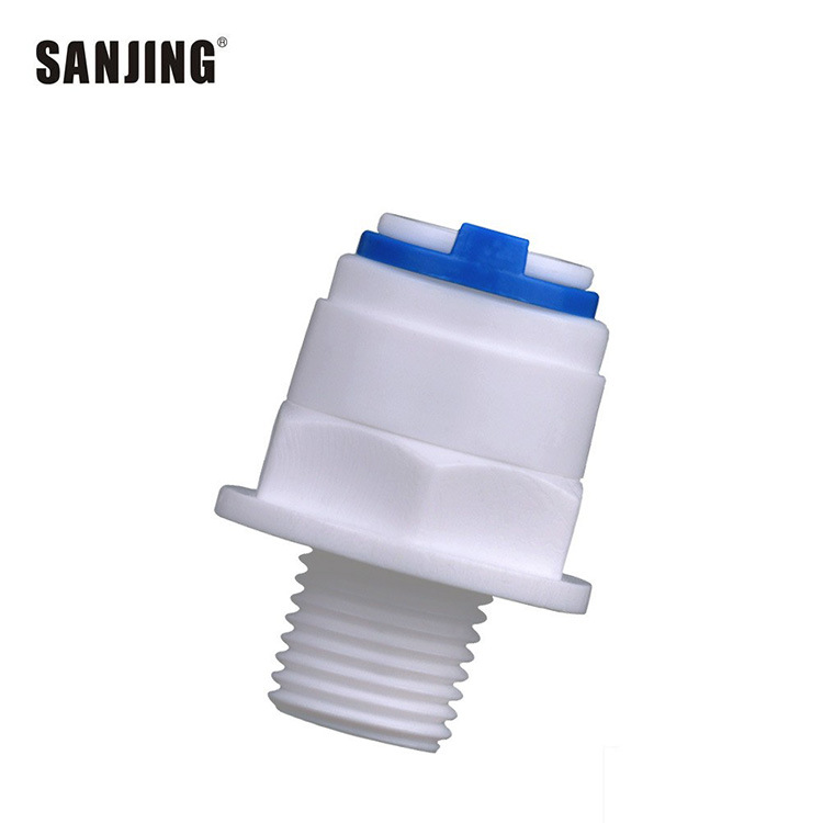 Venta al por mayor compra de dos puntos dientes a su vez de tres puntos de conexión rápida recta purificador de agua conector 1064