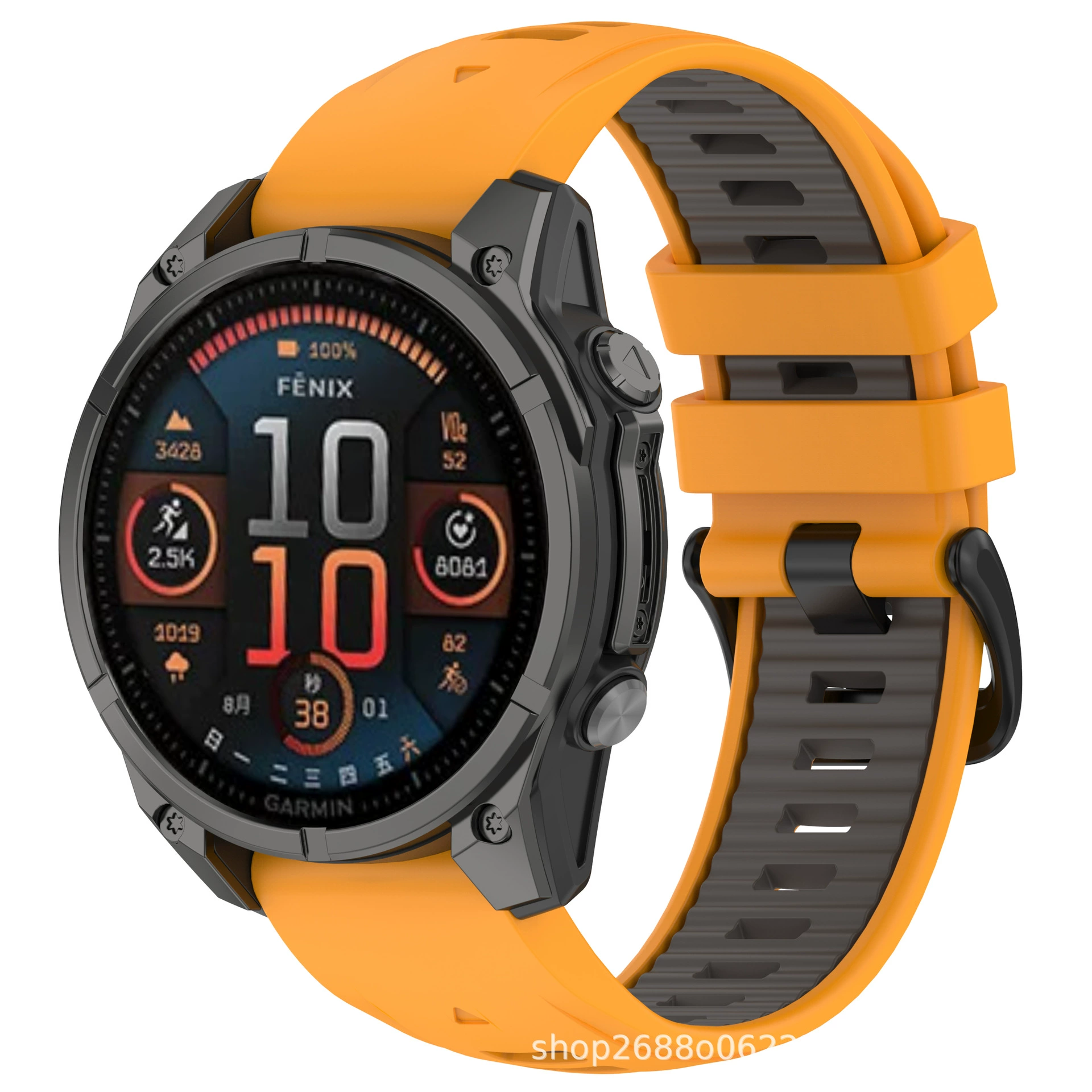 Keyi is suitable for Garmin Fenix8 silicone strap Enduro3 official same strap FenixE strap