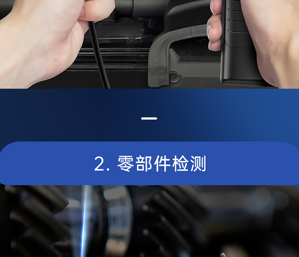 Smart Mouse NF-613-5 Endoscope Repair HD Camera Industrial Rotary Pipe Detector Waterproof