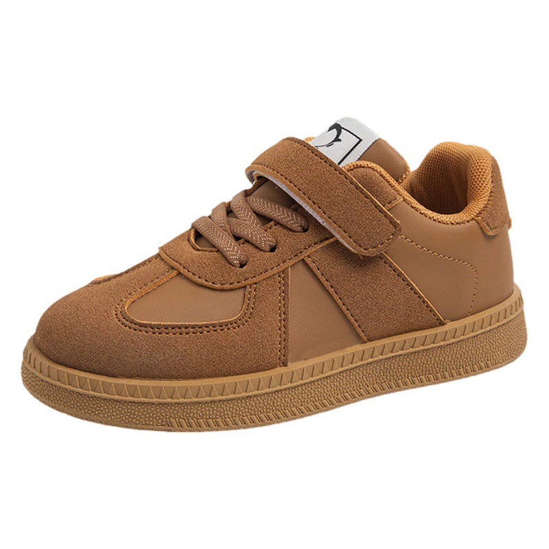 Детские кроссовки на липучке, удобные кроссовки на плоской подошве, повседневная универсальная немецкая тренировочная обувь для мальчиков на открытом воздухе