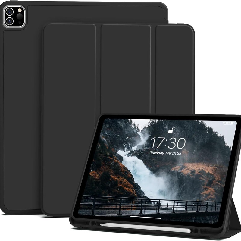 For 2 0/21/2022iPad pro 12.9 inch protective case leather case 12.9 inch flat panel