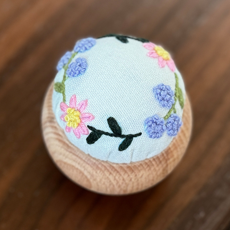 Paquete de material de bricolaje de bordado, bordado de espinas, práctica para principiantes, bolso de mano, juego de regalo, flor de bordado Lu, caja de inserción de aguja de autobordado tridimensional