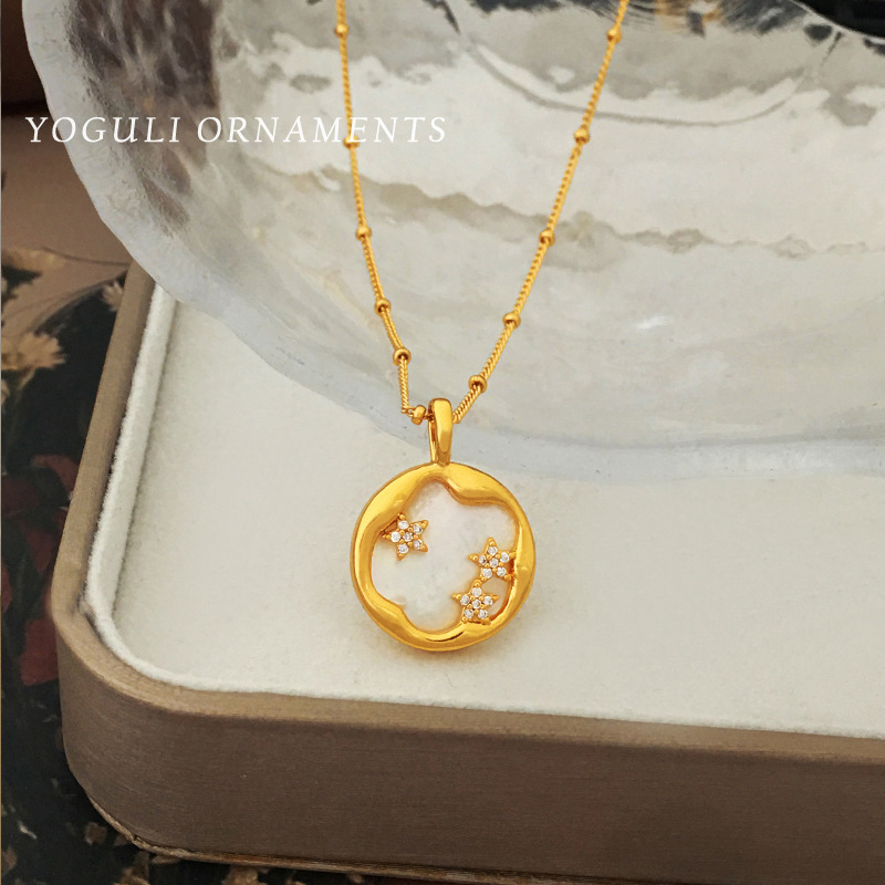 Copper design starry sky