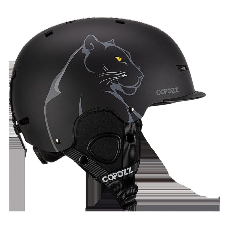 COPOZZ ski helmet male and female adult children Single and double board outdoor sports equipment safety professional snow helmet protective gear