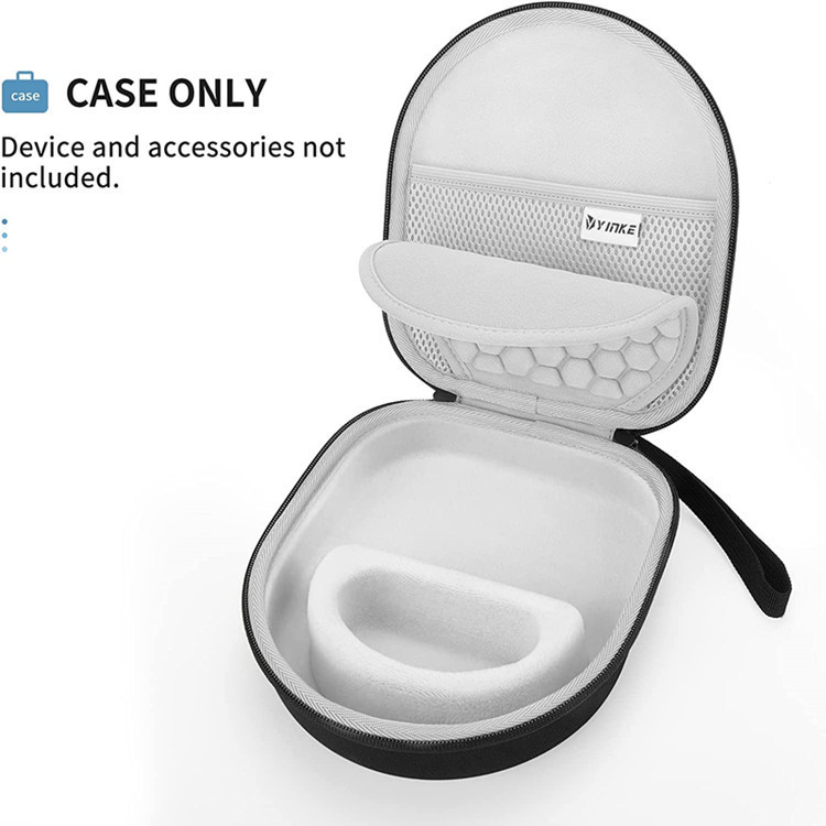 Supply headset bag Oval eva headset storage bag for Sony Bluetooth headset storage box