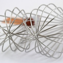 Sanneng manual egg beater stainless steel SN4883 8-inch 10-inch household mixer egg pumping egg cream whipping