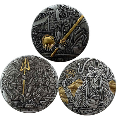 现货 定制希腊太阳神金字塔纪念章 工艺把玩礼物天照硬币纪念币