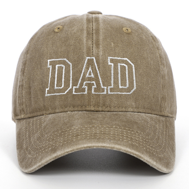 Amazon ベストセラー ウォッシュドコットン DAD MOM 刺繍ベースボールキャップ レトロ スポーツ レジャー ピークキャップ トレンディなサンハット|undefined