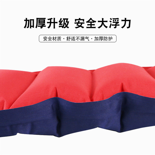 Factory direct sales, waist float belt for learning swimming, inflatable waist float, adult men's and women's float with buckle, children's back float