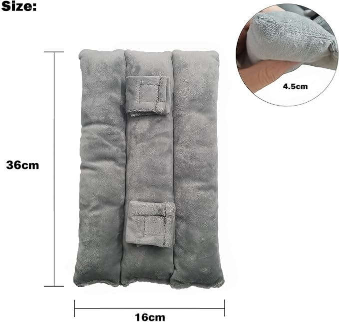 Breast Surgery Post-Operative Car Seatbelt Pillow to Prevent Pressure, Cushioning for Chest and Abdomen, Post-Operative Warmth, Car-Specific Protective Pad