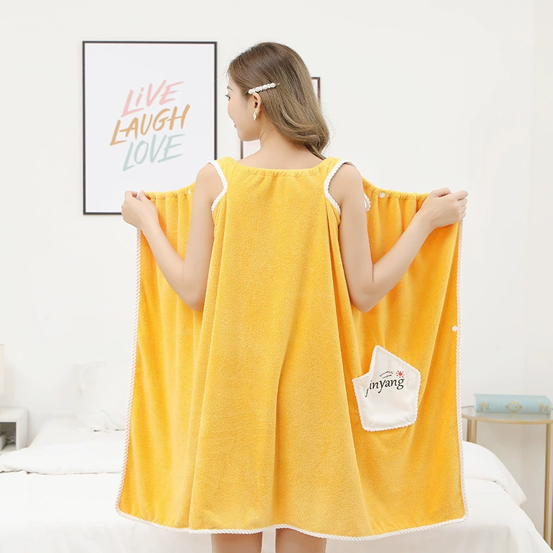 Производители оптовых банных полотенец Домашние женщины могут носить полотенца, чтобы впитывать воду