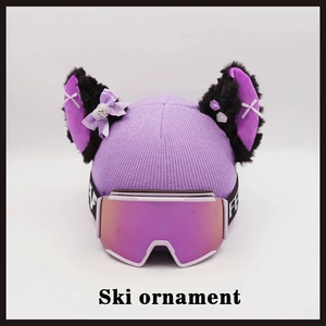 Helmet Cover Gliding Stereo Big Ear Ski Hat Snowboard Decoration