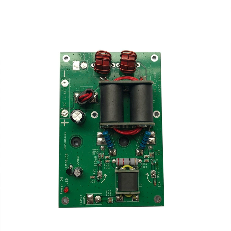 100W linear high -frequency frequency power amplifier with a low -pass filter wireless transmission (bulk)
