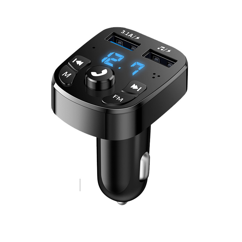 多機能車載MP3プレーヤーFM bluetooth受信器自動車音楽USBメモリ用品ダブルUSB車載急速充電|undefined