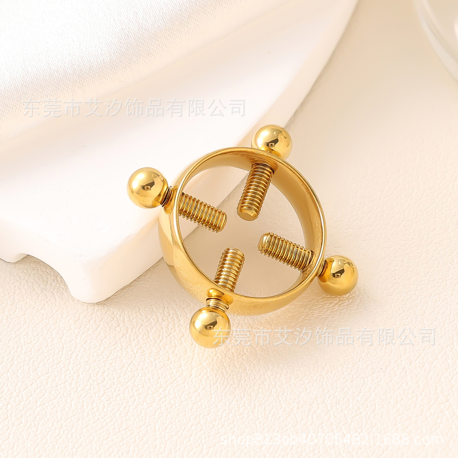 Labret stud lip piercing jewelry styling detail