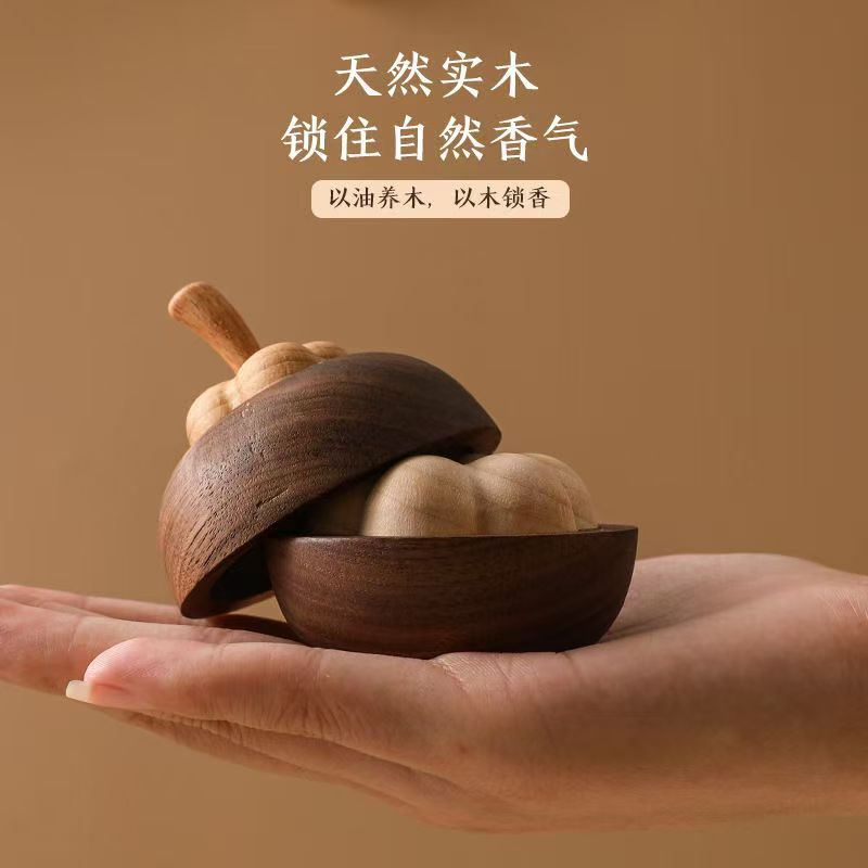 Aceite esencial creativo para automóvil Mangostán madera de expansión de incienso Caqui Ruyi Caqui Aromaterapia sin fuego Oficina Dormitorio Decoración de expansión de incienso interior