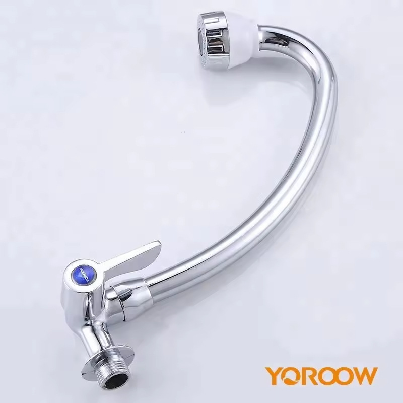 Exported to Indonesia and Chile, Foreign Trade Polished Cold Water Wall-Mounted Kitchen Faucet Zinc Body Kitchen Single Cold Water Faucet Exported to Indonesia and Chile, Foreign Trade Polished Cold Water Wall-Mounted Kitchen Faucet Zinc Body Kitchen Single Cold Water Faucet