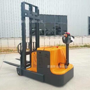 Walking type automatic hydraulic lifting loading and unloading forklift 1.5 ton counterbalanced pallet stacker legless electric forklift