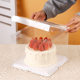 Wholesale large 4681012 inch transparent birthday cake box with high-rise cake box square double-layer paper lid packaging box