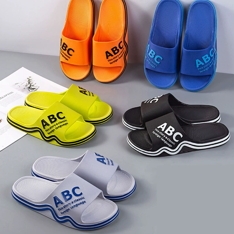 Масляные цветные пластиковые парные мужские тапочки из ПВХ, мужские Модные домашние Тапочки для ванной, летние шлепанцы