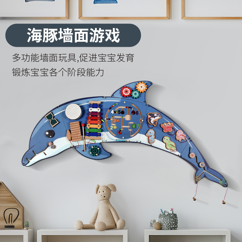 Juego de pared de delfines 3kg