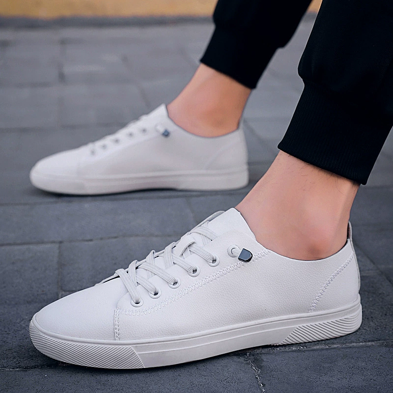 Мужская Белая обувь 2022 весенне-осенние кроссовки с мягкой кожаной мягкой подошвой, дышащая модная спортивная повседневная обувь, обувь для молодых мужчин