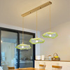 Copper modern and minimalistic creative bar ceiling lamp for living room, glossy lights for gazebo for corridor