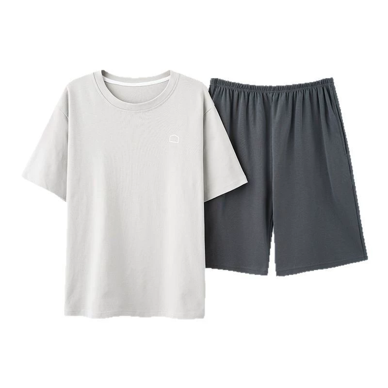 Мужской набор пижамы "Oversized Summer" - футболка с коротким рукавом и шорты для максимального комфорта отдыха
