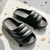 Slide, summer slippers, deodorized footwear platform for beloved, soft sole, wholesale