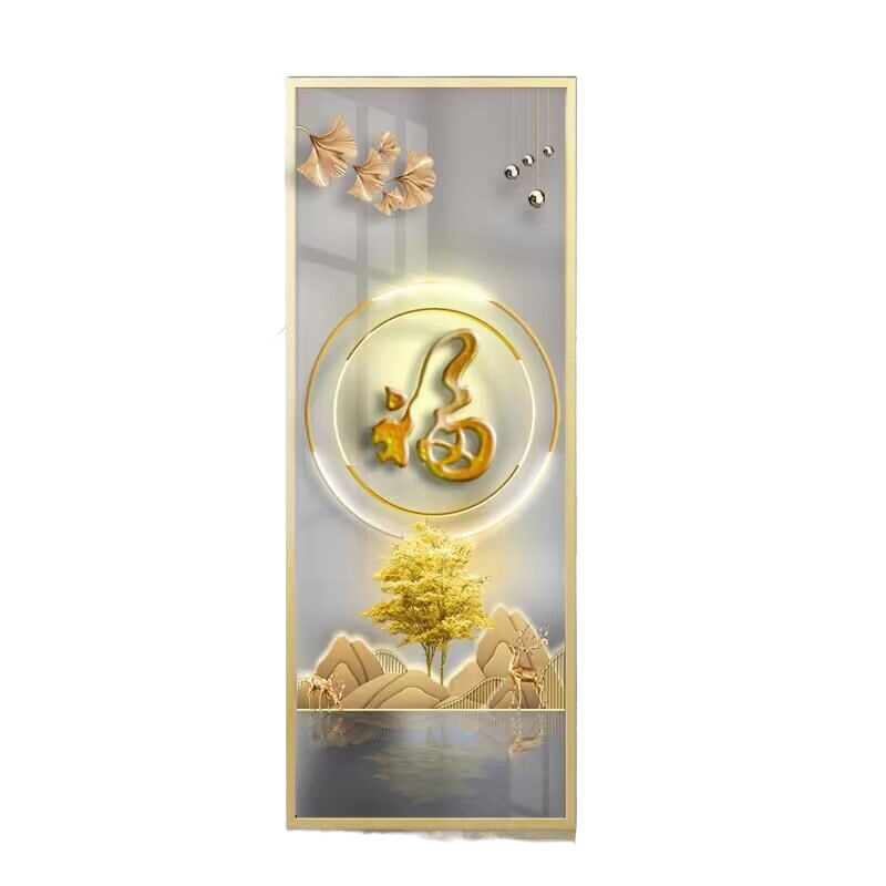 Vidrio temperado de lujo ligero pantalla moderna y simple inodoro de baño de entrada de pared divisoria de baño de media pared cubierta