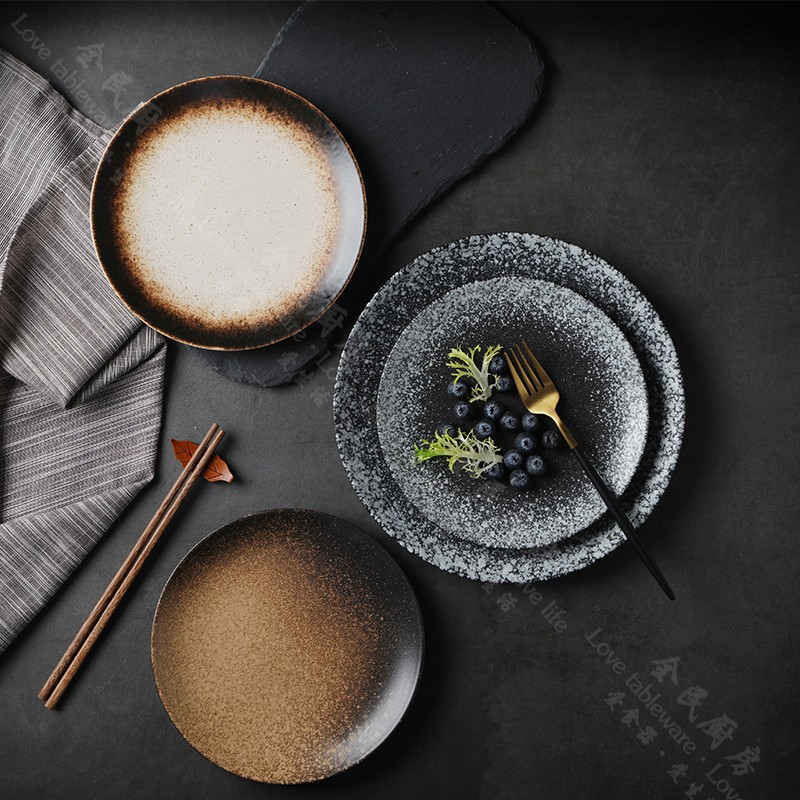 Household large plate tableware Creative underglaze Japanese -style…