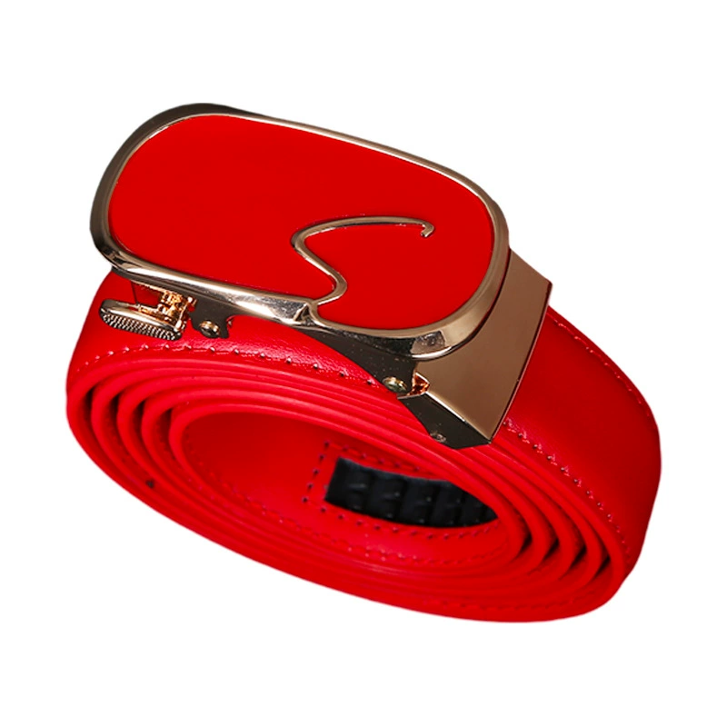 Belt, buckle, fashionable universal jeans, trousers, genuine leather, simple and elegant design