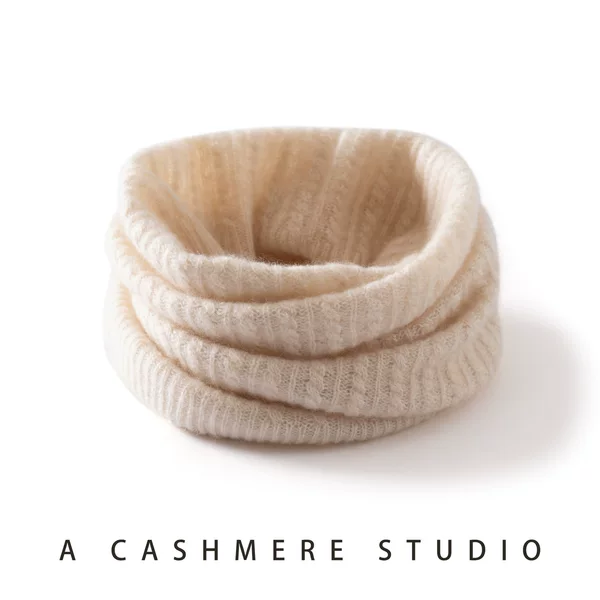 2026 New Autumn Women's Cashmere Scarf, Thickened Cable Knit Neck Warmer, Unisex, Neck Protection, Warm and Versatile