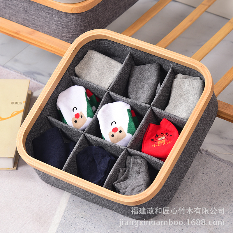 Underwear storage box socks bra panties drawer-type divided grid men women wardrobe organizer家用 wholesale