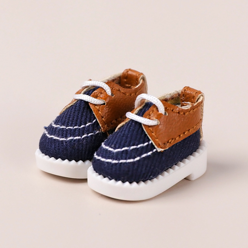 Ob11 accesorios de muñeca 12 puntos cuerpo zapatos de bebé zapatos de lona zapatos de cuero P9 tesoro masculino tesoro femenino moda periférica spot al por mayor