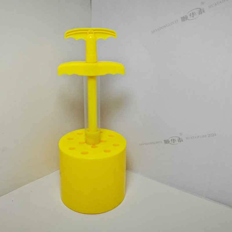 노란색 연탄 클립