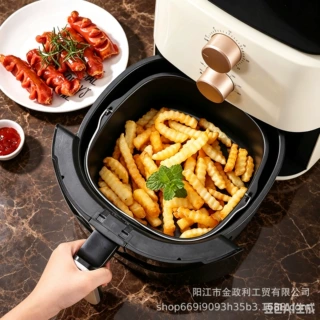定制空气炸锅配件炸锅内胆家用方形蛋糕面包烘焙模具不粘烤盘模具