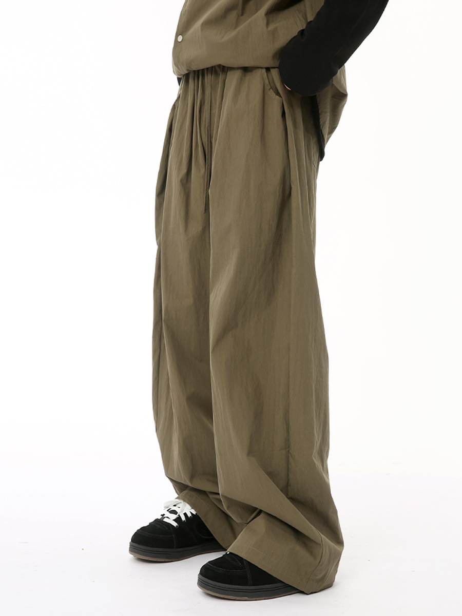 MTLCLOTHES Hombres| 2024 verano nuevos productos japoneses CityBoy herramientas camisa de color sólido conjunto casual