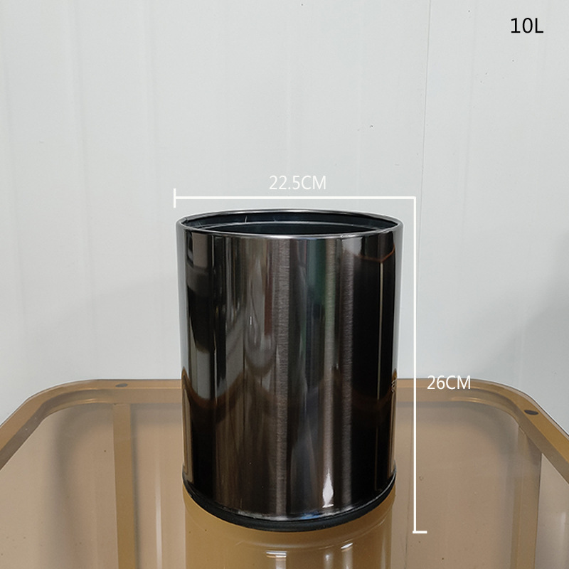 Gran capacidad cubo de basura Hotel sala de billar habitación de invitados hogar cesta de papel rectangular de almacenamiento de baño Cubo de cocina cubo redondo