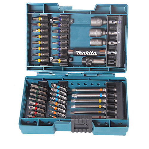 Makita Makita 43-piece set 33-piece bit set bit set rainbow box electric hexagonal screwdriver bit