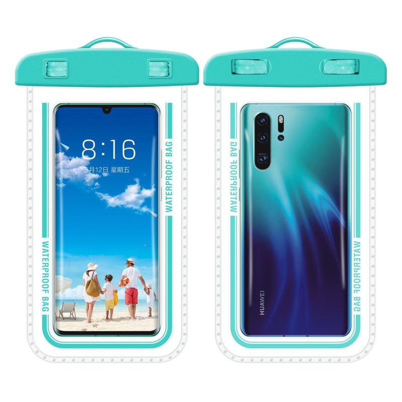 Foreign trade factory mobile phone waterproof case swimming mobile phone waterproof bag PVC transparent waterproof bag arm belt fishing mobile phone bag