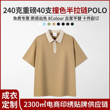 240g�����Ů���A��ż�ͬ���ײɫ�������POLO�����ӡ�D��