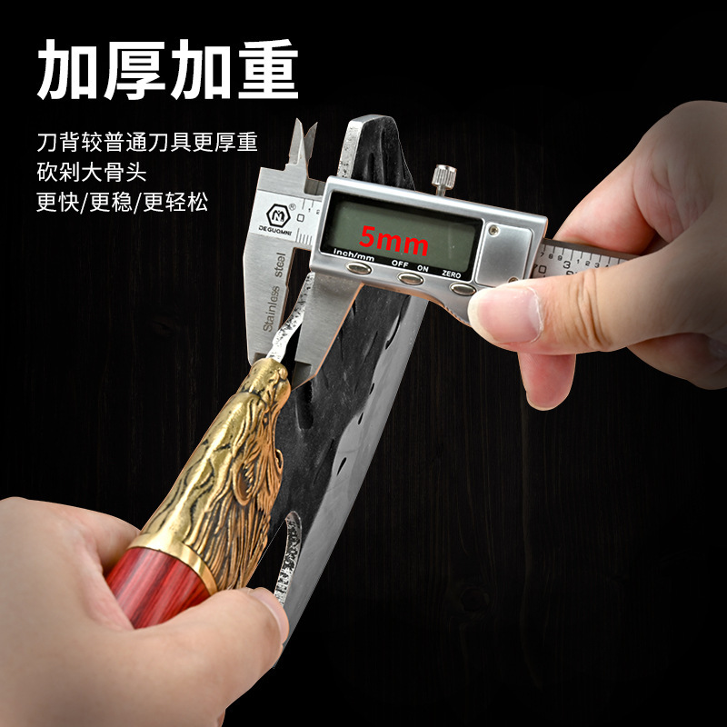 Cuchillo de corte de huesos puede ser tibetano cuchillo forjado hueso Xinjiang cuchillo espeso hueso hacha cortar cuchillo de cabello otros