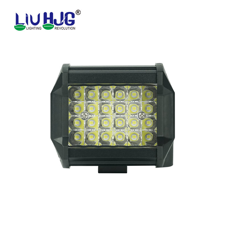 Truck Auxiliary Inspection Work Light Modified Off-Road Vehicle Roof Light Universal External Spotlight for Cars, Three-Lens Model, 4inch Lights