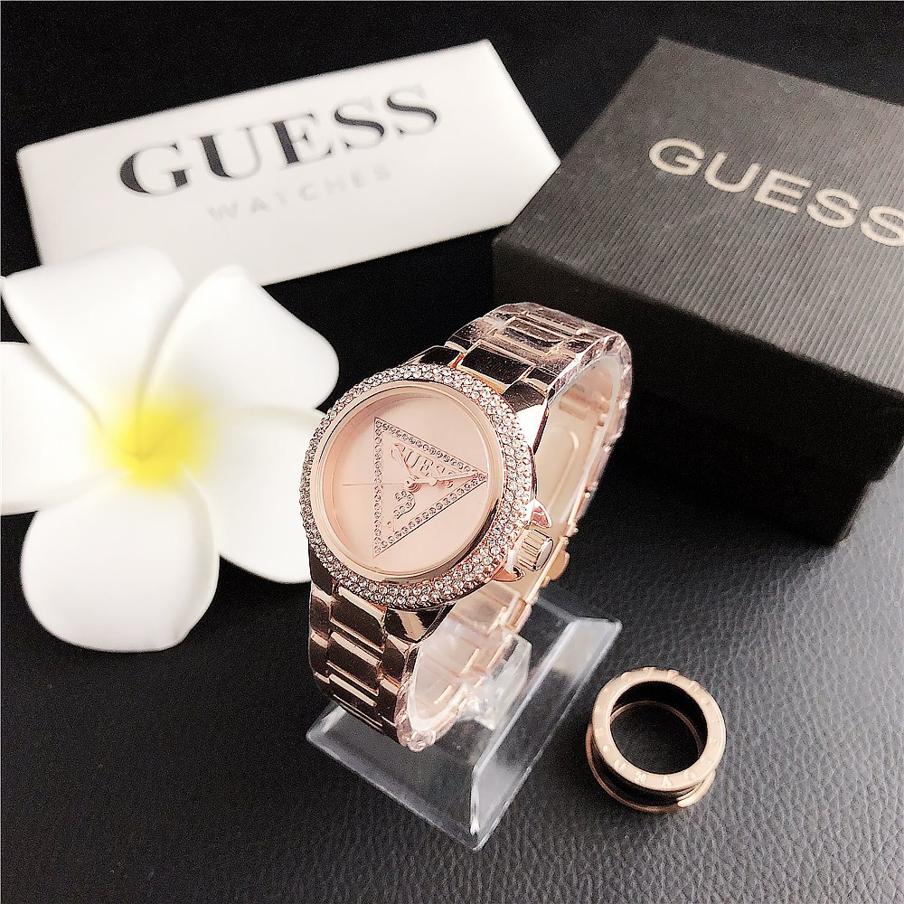 Geneva watches women's watches men's and women's diamond quartz watches ground-down triangle watches alloy quartz watches