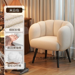 Bedroom Computer Chair Simple Dressing Table Stool Home Living Room Leisure Lazy Sofa Chair Nail Salon Single Sofa