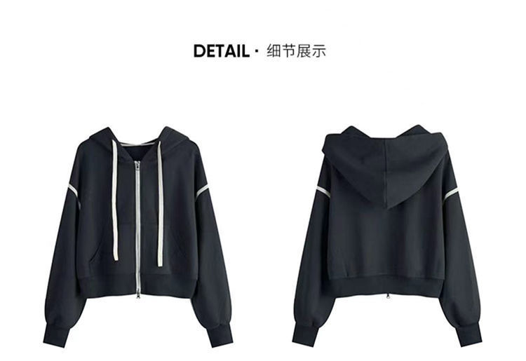 ActiveGo Sports Casual Suit Women Autumn Winter 2024 New Fashion Hong Kong Style Retro Wide Leg Pants Sweatshirt Two Piece Set_desvips.com