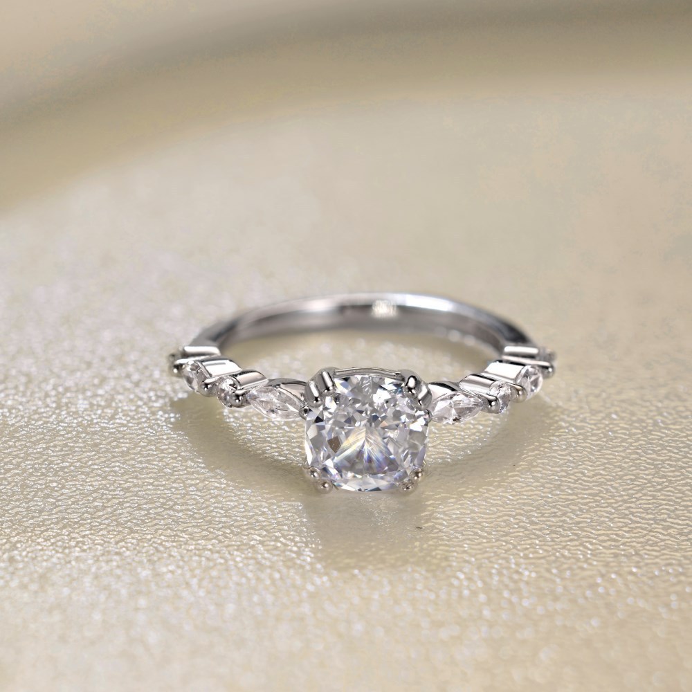 2g Weight Zircon Inlay Material Rings Classification 5, 9 Ring Size Holiday, Daily Occasion 925 Sterling Silver Material Geometric Pattern 2025 Spring and Summer Season Women's Gender Elegant, Simple Style Style 925 Sterling Silver Zircon Geometric Rings 925 Sterling Silver Rings 41